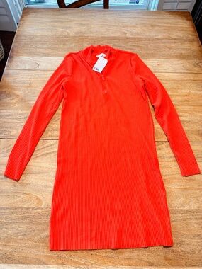 H&M | Dresses | Hm Textured Jersey Dress Nwt | Poshmark